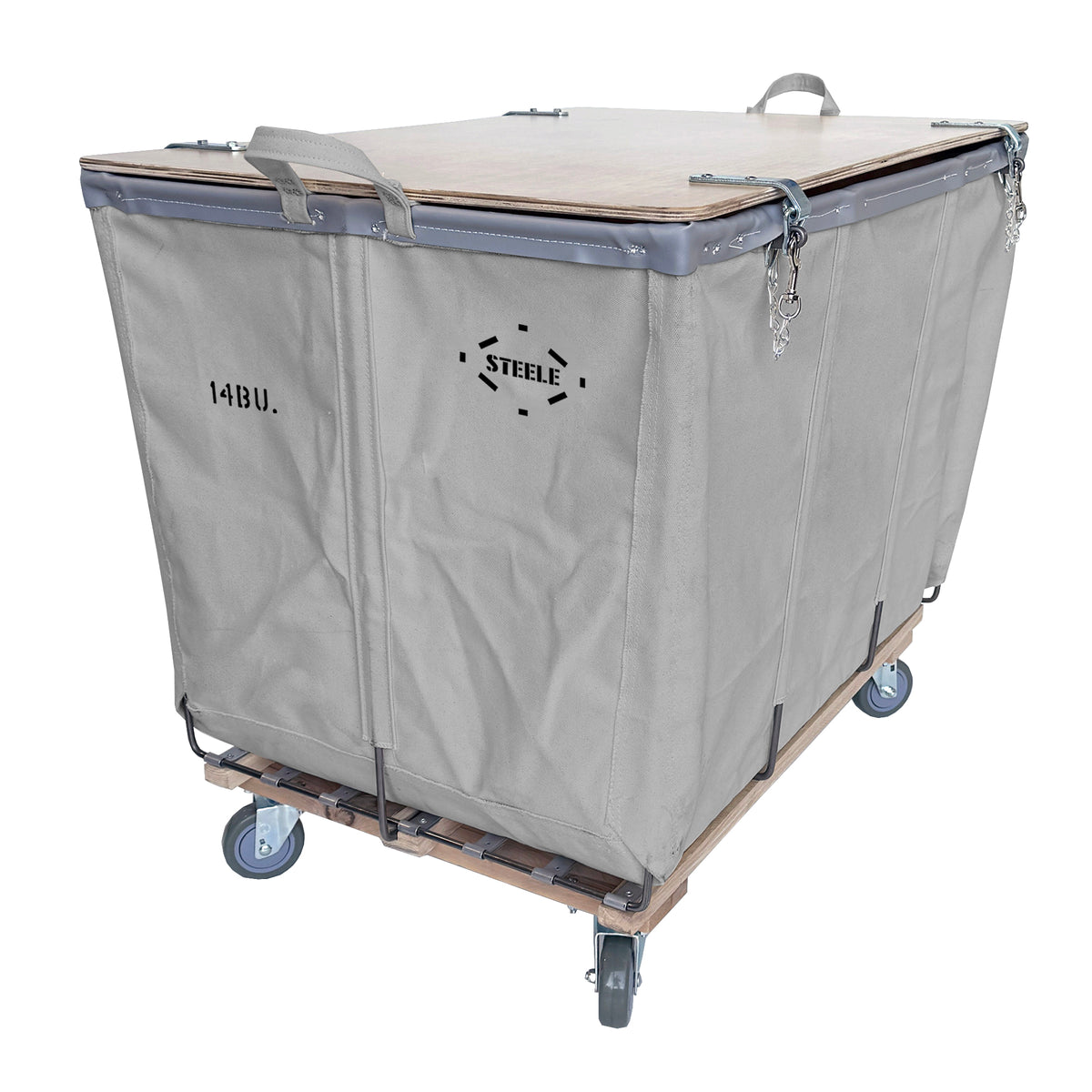 14 Bushel Wood Covered Bulk Truck