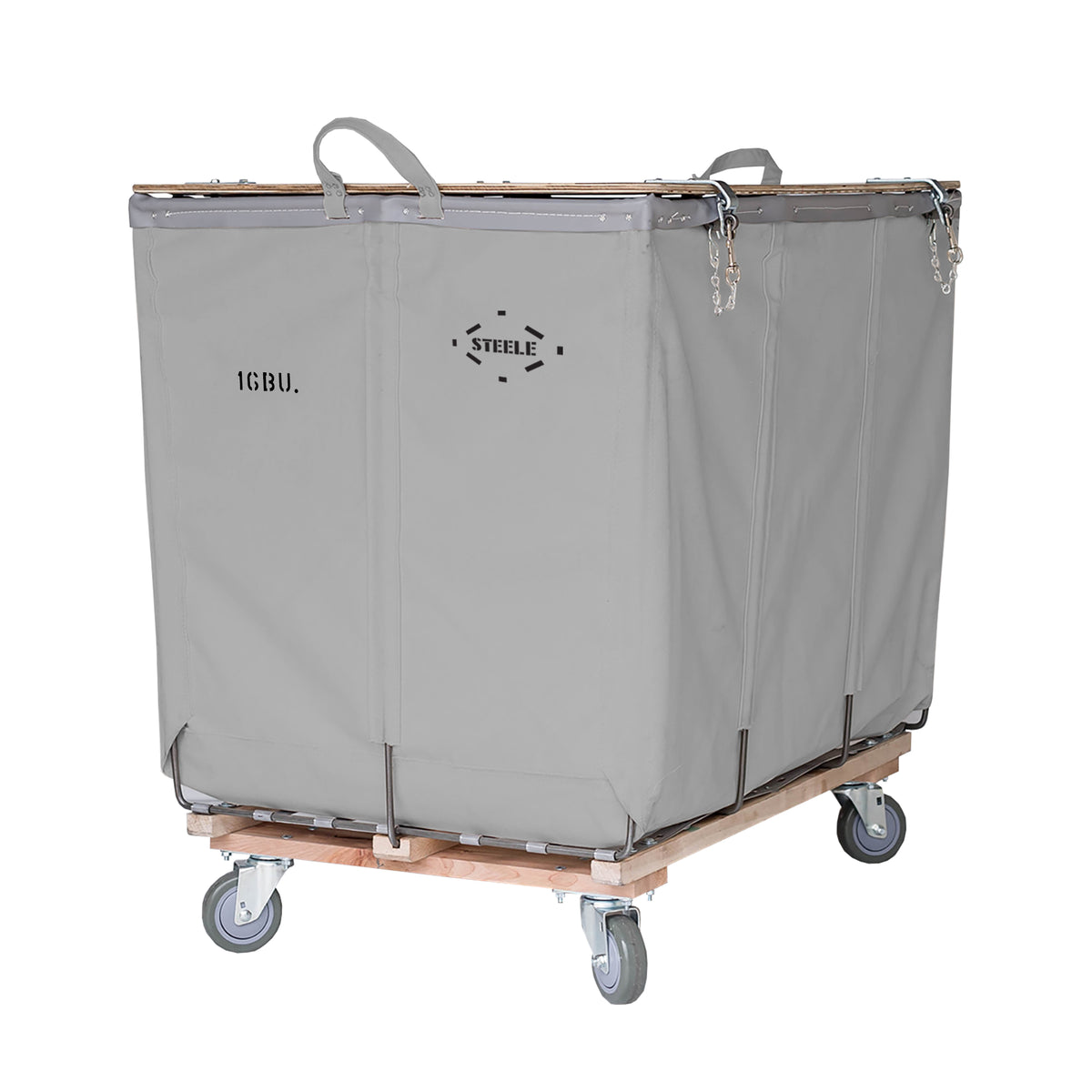 16 Bushel Wood Covered Bulk Truck