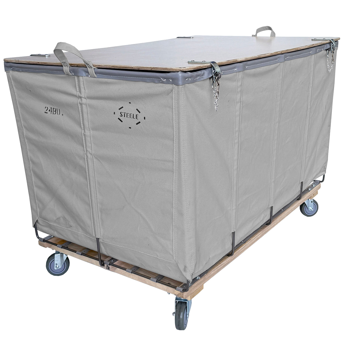 24 Bushel Wood Covered Bulk Truck
