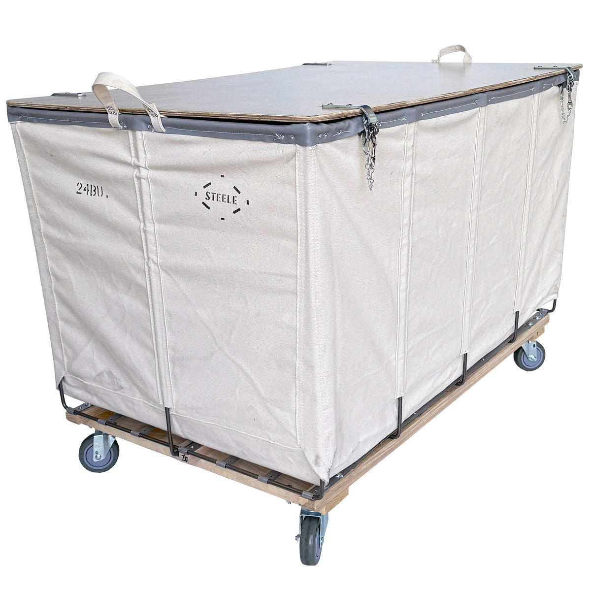 24 Bushel Wood Covered Bulk Truck