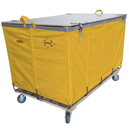 24 Bushel Wood Covered Bulk Truck