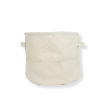 Medium Round Canvas Storage Bin