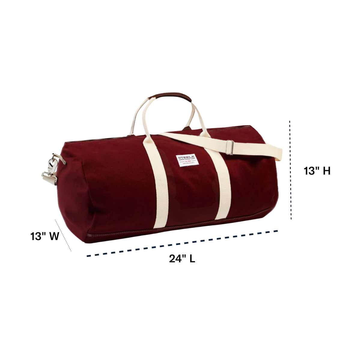 Auburn Canvas Duffle Bag