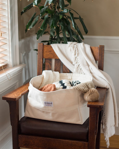 Small Canvas Storage Bin