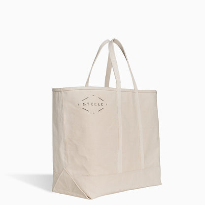 Natural Canvas Tote Bag - Large