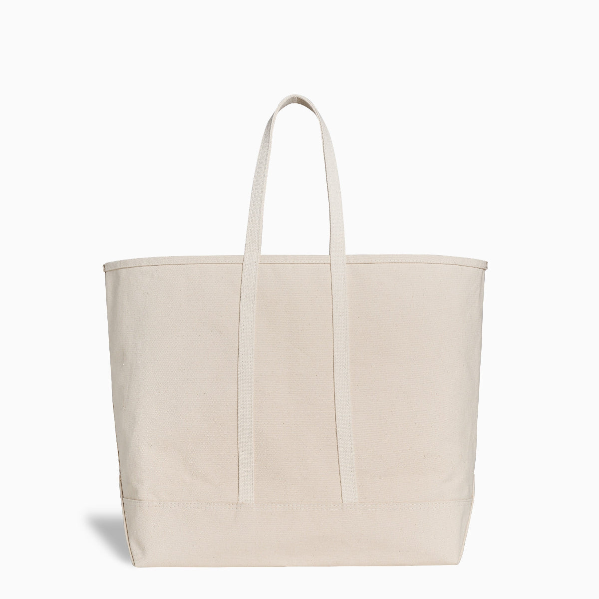 Natural Canvas Tote Bag - Large