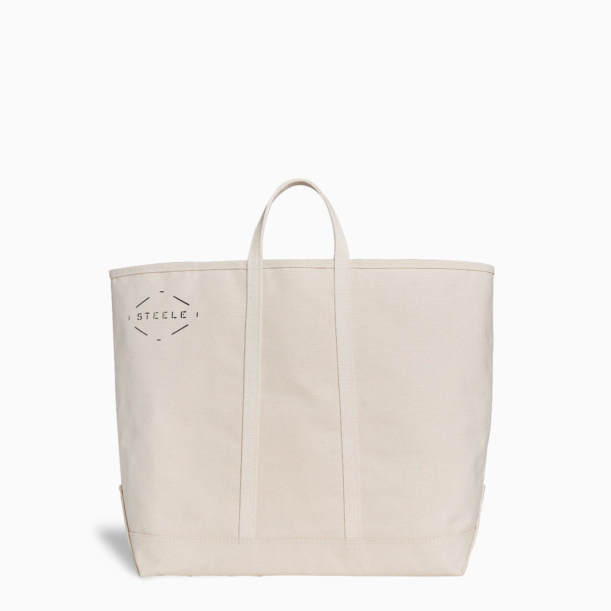 Natural Canvas Tote Bag - Large