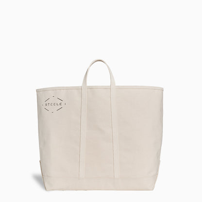 Natural Canvas Tote Bag - Large