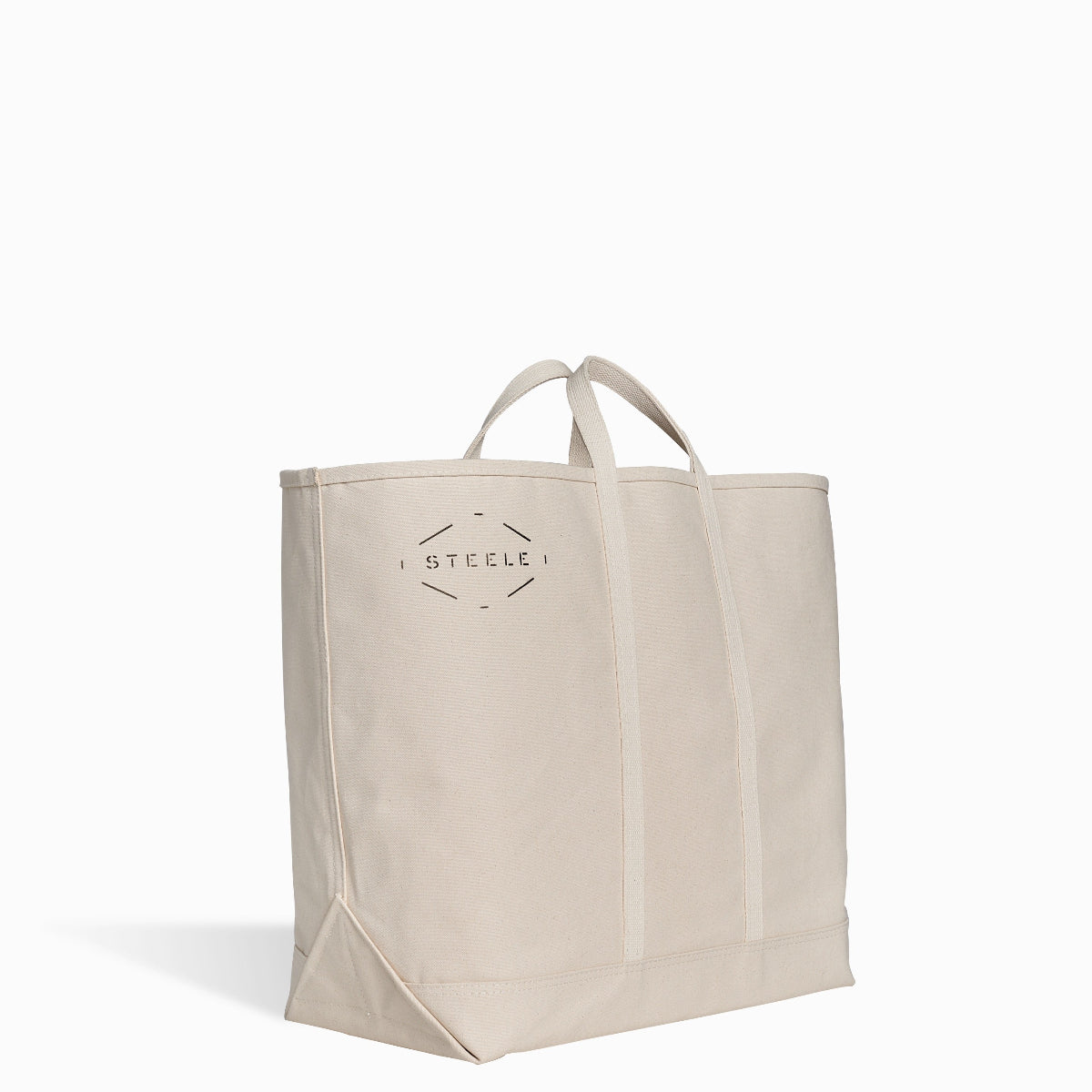 Natural Canvas Tote Bag - Large