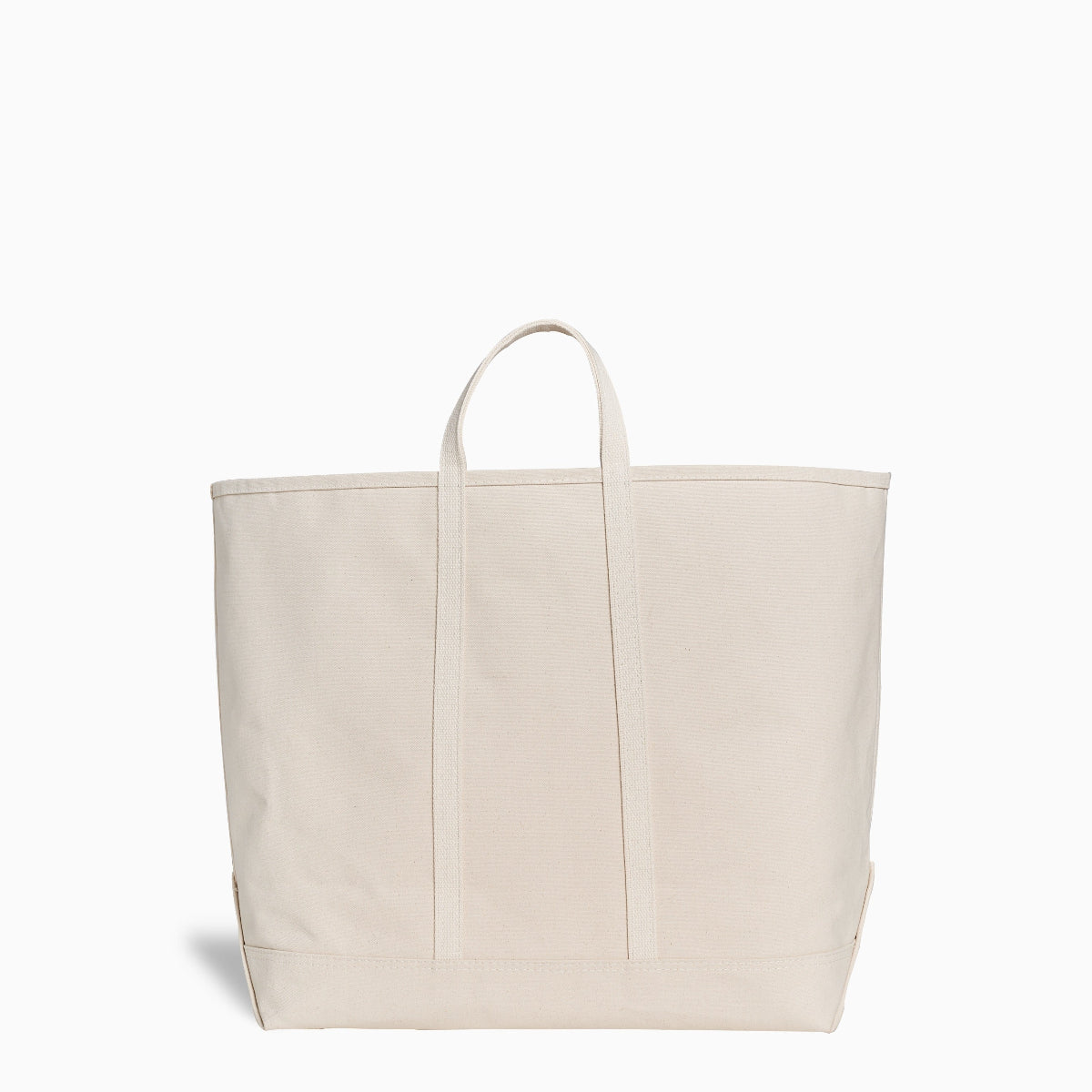 Natural Canvas Tote Bag - Large