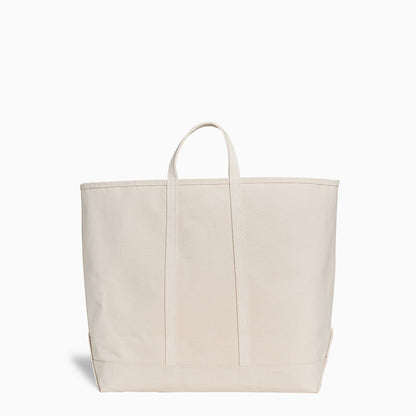 Natural Canvas Tote Bag - Large