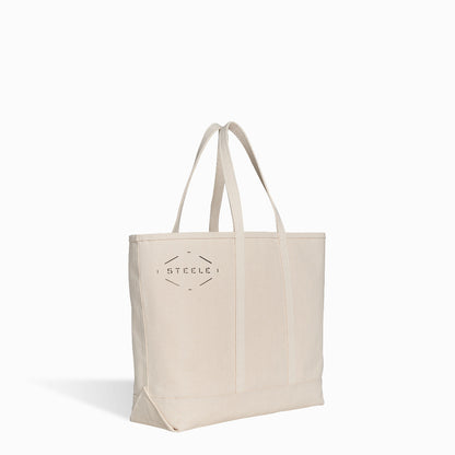 Natural Canvas Tote Bag - Medium