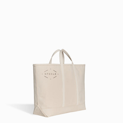 Natural Canvas Tote Bag - Medium