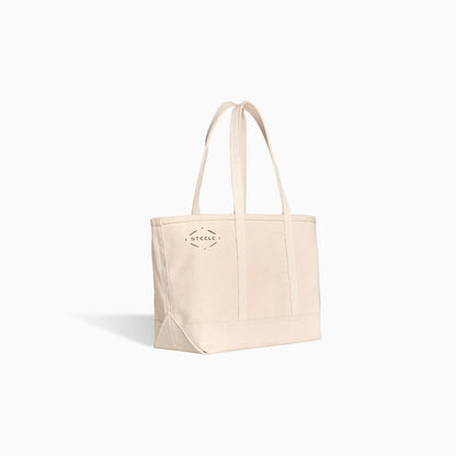 Natural Canvas Tote Bag - Small