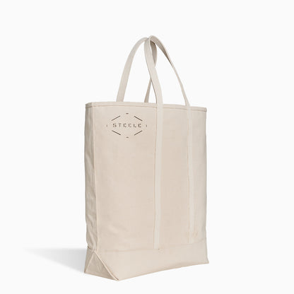 Natural Canvas Tote Bag - Tall