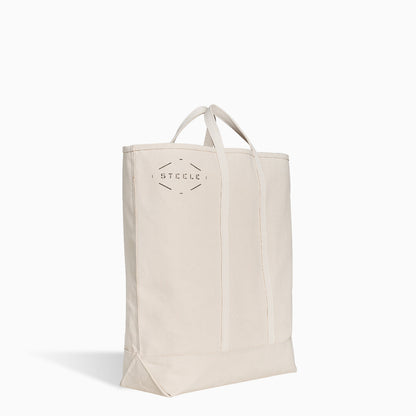 Natural Canvas Tote Bag - Tall