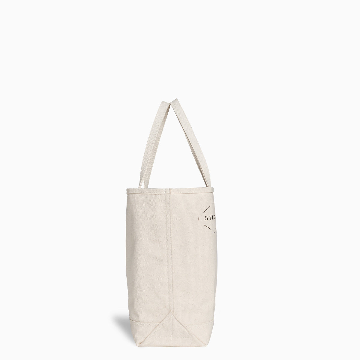 Natural Canvas Tote Bag - Wide