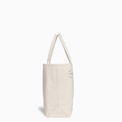 Natural Canvas Tote Bag - Wide