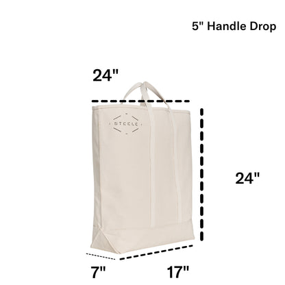 Natural Canvas Tote Bag - Tall