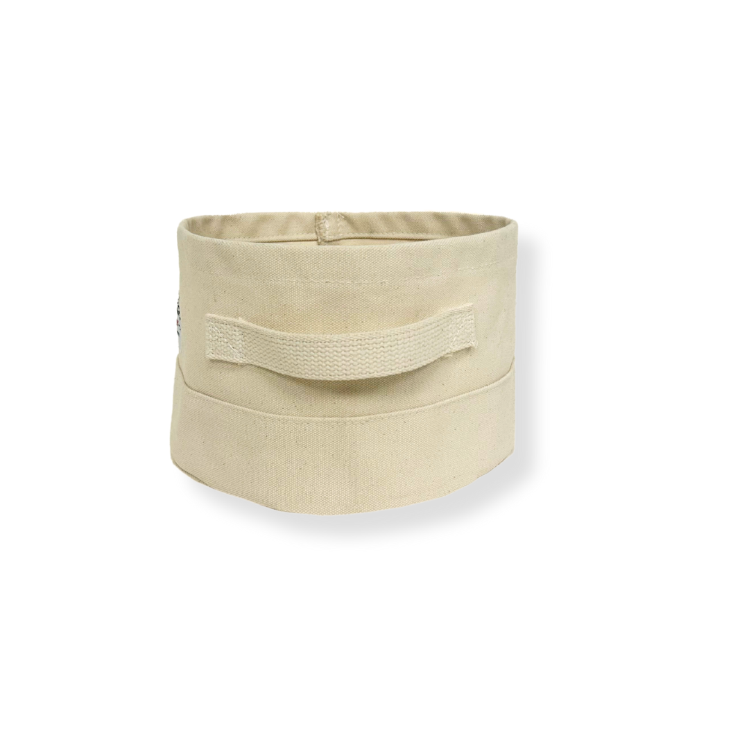 Extra Small Round Canvas Storage Bin