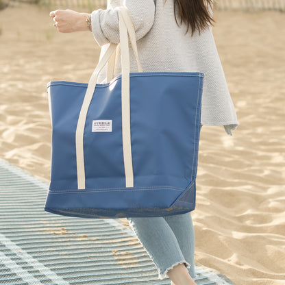 Blue Steeletex Beach Tote