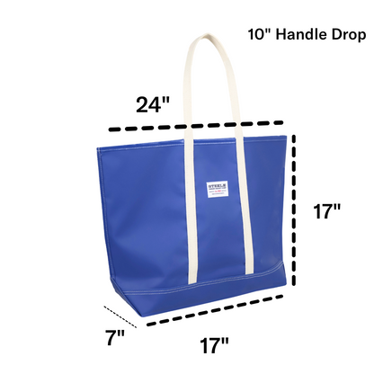 Blue Steeletex Beach Tote