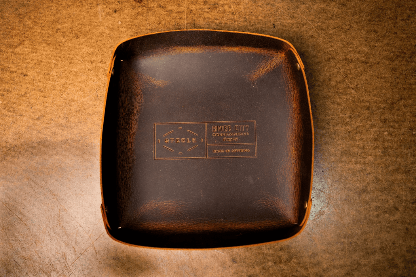 Leather Valet Tray