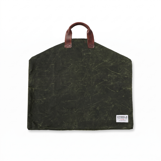 Waxed Canvas Garment Bag