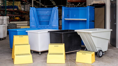 Boost your commercial laundry production with poly carts