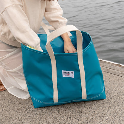 Teal Steeletex Beach Tote