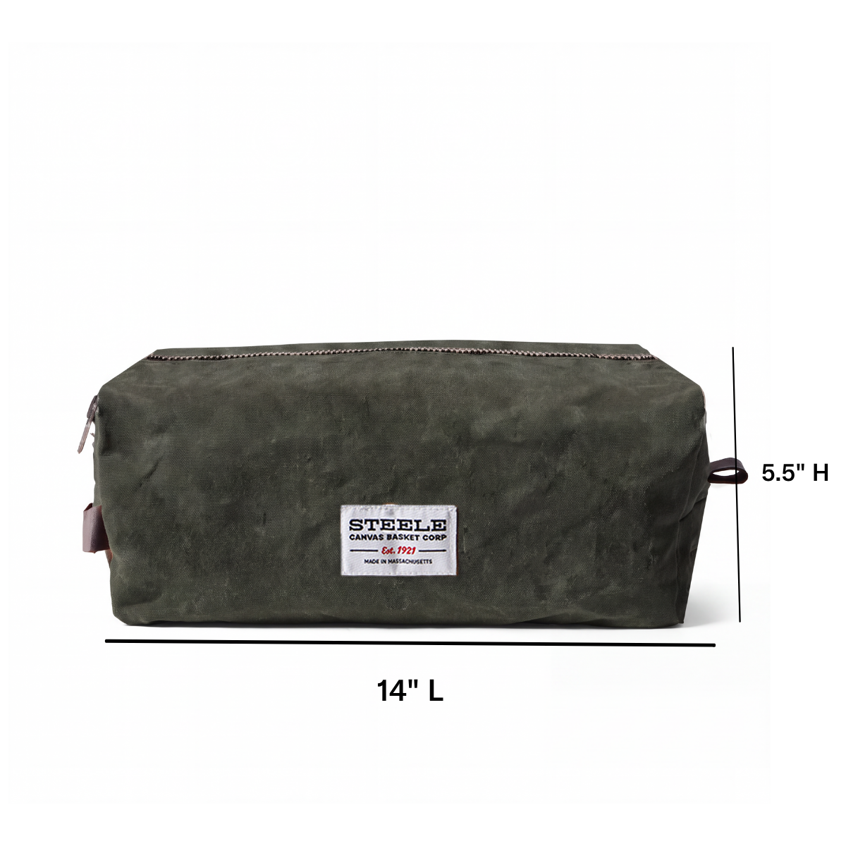 Waxed Canvas Shoe Bag