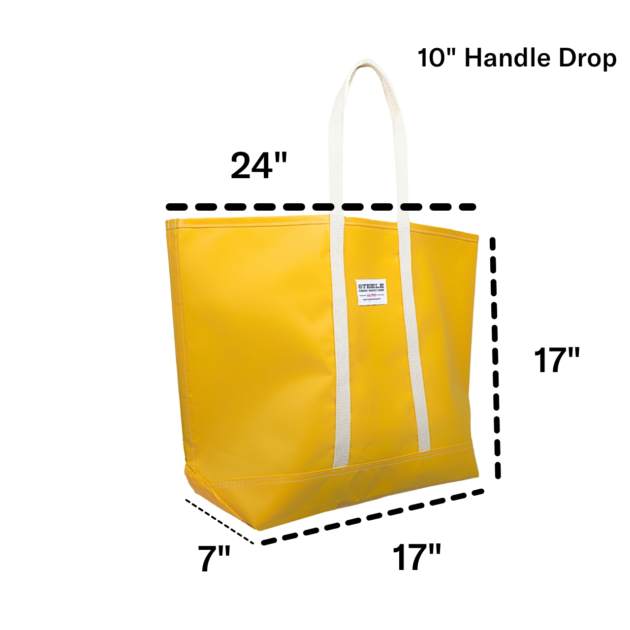 Yellow Steeletex Beach Tote